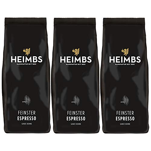 Heimbs feinster Espresso - 3 x 500g ganze Kaffee-Bohne von Heimbs