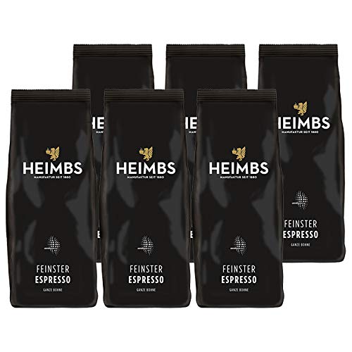 Heimbs feinster Espresso - 6 x 500g ganze Kaffee-Bohne von Heimbs