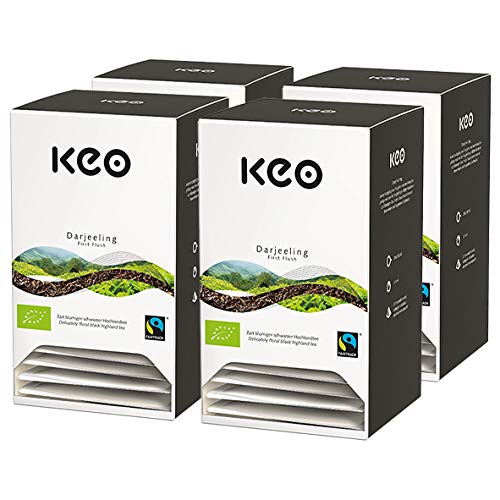 Keo Pyramide Darjeeling BIO/Fairtrade / 4er Pack
