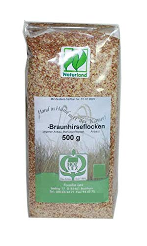 Getreide: Braunhirse Flocken, 500g von Heimerls Wild- und Heilpflanzen