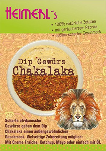 HEIMERLs Chakalaka Dip 80g - Gewürzzubereitung für Dips, Aufstriche, Marinaden und zum Abwürzen von Soßen, Gemüse und Fleisch. von Heimerls Wild- und Heilpflanzen