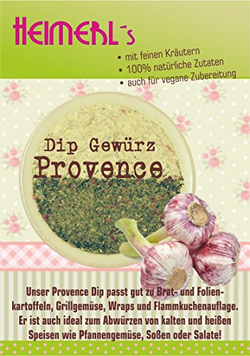 HEIMERLs Provence 80g - Dip Gewürzzubereitung mit feinen Kräutern - auch für Gemüse- und Salatsoßen verwendbar von Heimerls Wild- und Heilpflanzen