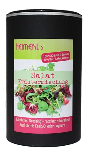 HEIMERLs Salatkräuter 150g für Kopfsalat I gemischter Salat I Kartoffelsalat und Tomatensalat - ohne Glutamat von Heimerls Wild- und Heilpflanzen