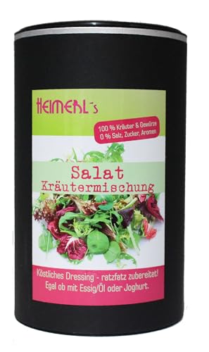 HEIMERLs Salatkräuter 200g für Kopfsalat I gemischter Salat I Kartoffelsalat und Tomatensalat - ohne Glutamat von Heimerls Wild- und Heilpflanzen
