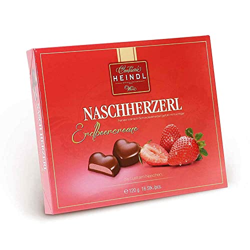 Heindl Nasch Herzerl Erdbeer - 120g von Heindl