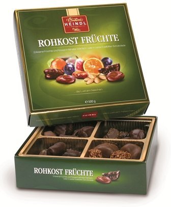 Heindl - Rohkost, Früchte in Schokolade - 500g von Heindl