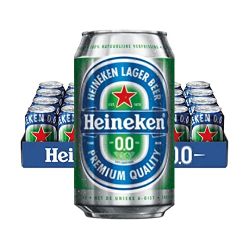 24 x Heineken 0% Bier (24 x 0,,33L) Alkoholfreies Bier Dosenbier (E.U.) inkl. Gratis FiveStar Kugelschreiber von Heineken