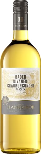 Heinrich Hansjakob Rivaner & Grauburgunder Qualitätswein trocken 1 Ltr. von Heinrich Hansjakob