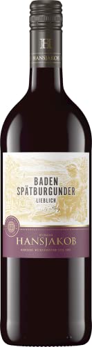 Heinrich Hansjakob Spätburgunder Rotwein Qualitätswein Lieblich (1 x 1 L) von Heinrich Hansjakob