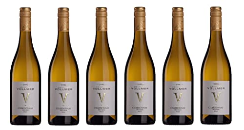 6x 0,75l - Heinrich Vollmer - "50 HL" - Chardonnay - Qualitätswein Pfalz - Deutschland - Weißwein trocken von Heinrich Vollmer