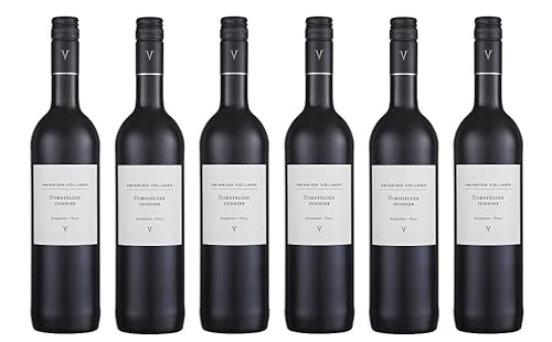 6x 0,75l - Heinrich Vollmer - Dornfelder - feinherb - Qualitätswein Pfalz - Deutschland - Weißwein halbtrocken von Heinrich Vollmer