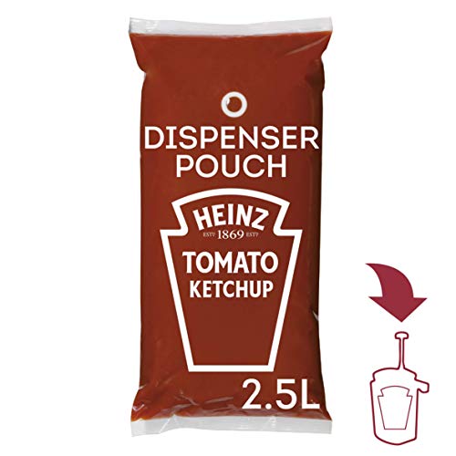 Heinz Tomato Ketchup, Beutelware für Dispenser, 3er Pack (3 x 2,5 l) von Heinz