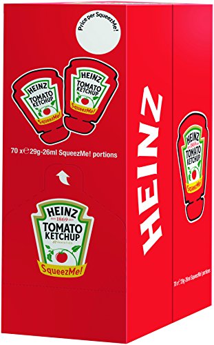 Heinz Tomato Ketchup, SqueezMe , 1er Pack (1 x 26 ml) von HEINZ