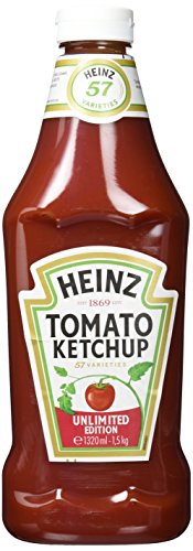 Heinz Tomato Ketchup Classic – Tomatenketchup in Squeezeflasche – 6 x 1320 ml von HEINZ