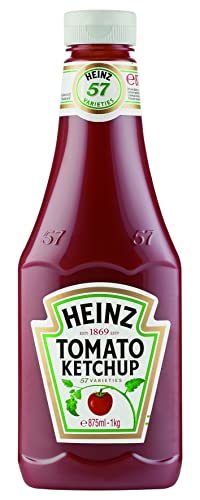 Heinz Tomato Ketchup Classic – Tomatenketchup in Squeezeflasche – 8 x 875 ml von HEINZ