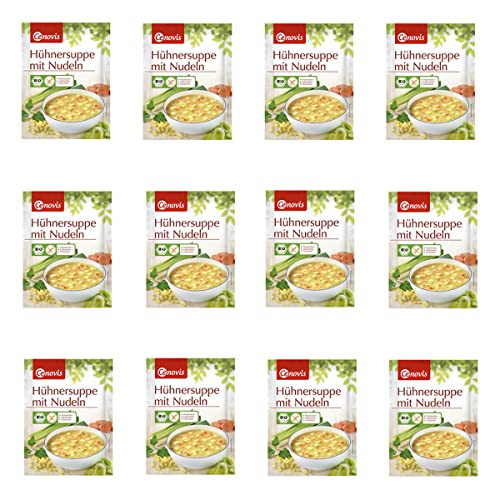 Cenovis - Hühnersuppe mit Nudeln bio - 30 g - 12er Pack von Heirler Cenovis GmbH