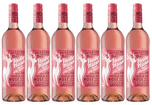Acht Grad Plus Heißer Hirsch Glühwein, rosé, 750ml, 10,0% Vol. (6x750ml) von Heißer Hirsch