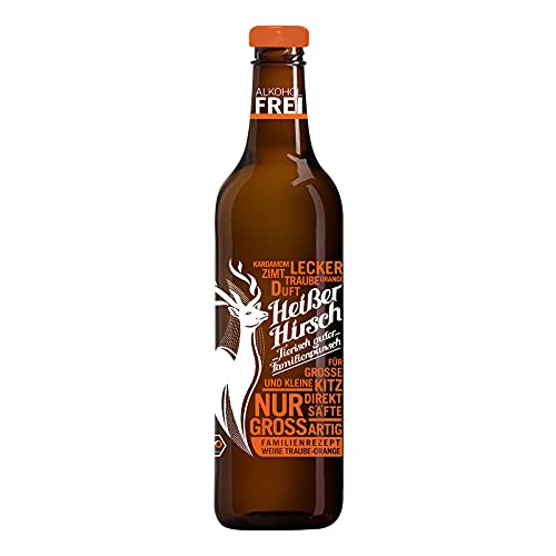 Heißer Hirsch Familienpunsch Orange - 750 ml Bio, vegan von Heißer Hirsch