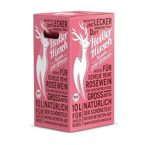 Heißer Hirsch Glühwein rosè 10l Bag in Box Heißer Hirsch Glühwein rosè 10l Bag in Box von Heißer Hirsch