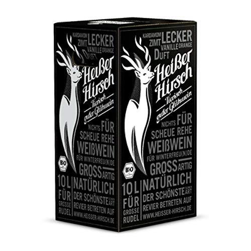 Heisser Hirsch - Tierisch guter Glühwein weiß, 10l Bag in box von FOXCUP