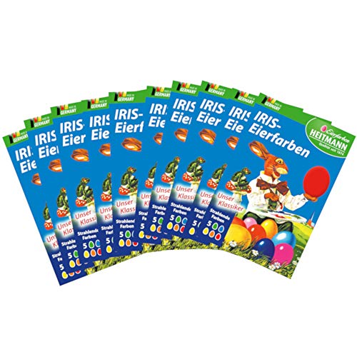 Iris-Eierfarben Tabletten, 10 Packungen Iris-Eierfarben Tabletten, 10 Packungen von Heitmann Eierfarben