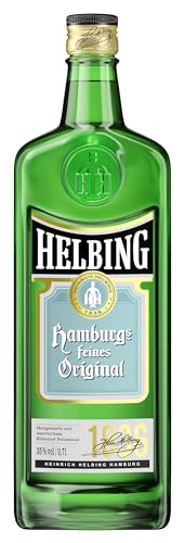 Helbing Kümmel - Hamburgs feiner Kümmel Schnaps seit 1836 - Trinkt man eiskalt, pur oder mit Tonic. (1 x 0,7 l) | 700 ml (1er Pack) von Helbing