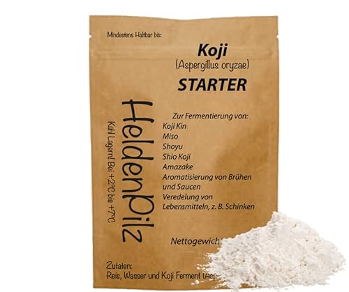 Aspergillus Oryzae Koji Kin | Koji Sporen zur Herstellung von Amasake Miso, Sake (Koji Sporen 10g) von HeldenPilz