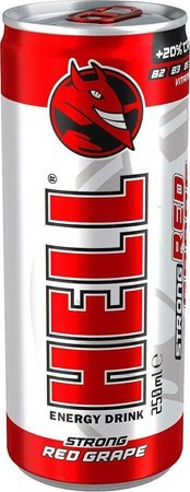 HELL Energy Drink Strong Red Grape 0,25l von Hell Energy