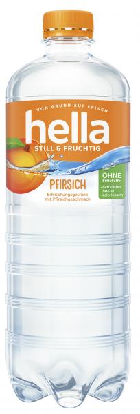 Hella Still & Fruchtig Erfrischungsgetränk Pfirsich (Einweg) von Hella