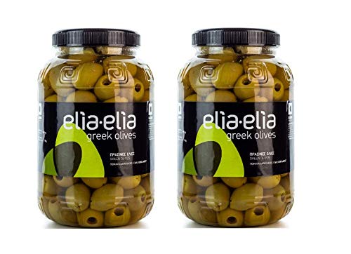 2x 1kg entkernte grüne griechische Chalkidiki Oliven sehr groß super Mammut Mammouth eingelegt in Lake kernlos + 10ml Olivenöl zum Test im Set - Chalkidiki Griechenland 2x 1kg entkernte grüne griechische Chalkidiki Oliven sehr groß super Mammut Mammouth eingelegt in Lake kernlos + 10ml Olivenöl zum Test im Set - Chalkidiki Griechenland von Hellenikos