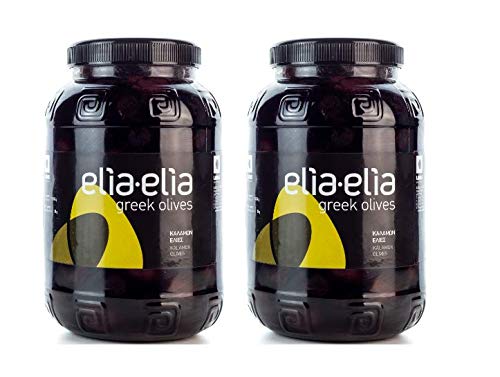 2x 1kg schwarze Oliven Kalamata Giants entkernt - 2 Fässchen + 10ml Olivenöl zum Test im Set - Chalkidiki Griechenland 2x 1kg schwarze Oliven Kalamata Giants entkernt - 2 Fässchen + 10ml Olivenöl zum Test im Set - Chalkidiki Griechenland von Hellenikos