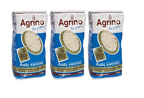 3 Beutel Agrino Risotto Reis 3x 500g Beutel Lais Risottoreis 1500g im Spar Set + Probiersachet 10ml Olivenöl aus Griechenland von Hellenikos