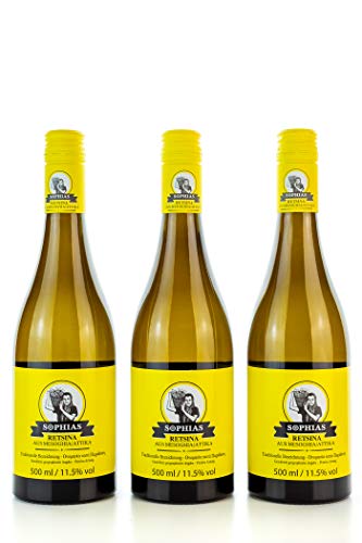 3x 500ml Retsina Sophias 11,5% Cavino traditioneller geharzter Weißwein trocken aus Griechenland 3x 500ml Retsina Sophias 11,5% Cavino traditioneller geharzter Weißwein trocken aus Griechenland von Hellenikos