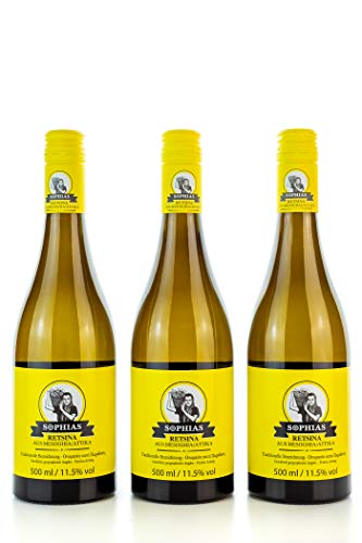 3x 500ml Retsina Sophias 11,5% Cavino traditioneller geharzter Weißwein trocken aus Griechenland von Hellenikos