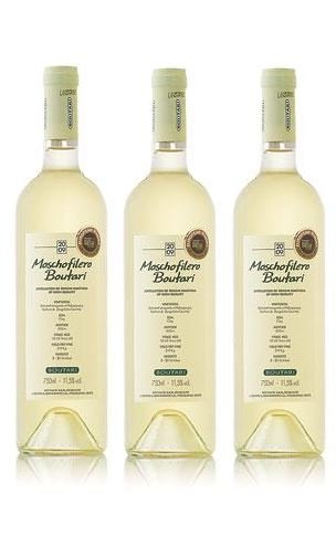 3x 750 ml Moschofilero trockener Weißwein aus Griechenland Weiß Wein trocken + Probiersachet 10 ml Olivenöl aus Kreta von Hellenikos