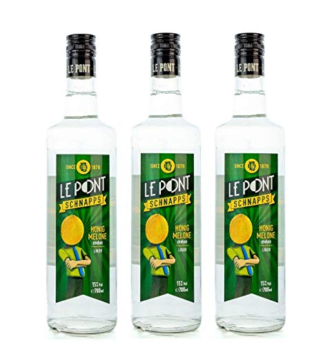 3x Likör Honigmelone 700ml 15% Gatsios griechischer Honig Melonen-Likör Liqueur Schnaps Absacker + 10ml Olivenöl von Kreta zum testen von Hellenikos