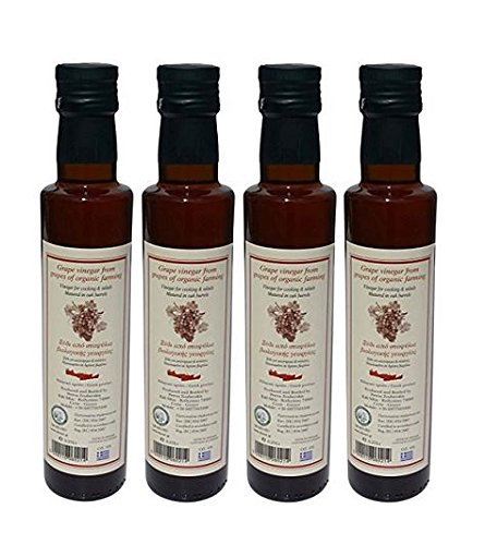 4x 250ml roter Essig BIO aus Weintrauben 4 Flaschen im Set Rotwein Essig Rotweinessig Weinessig aus Griechenland 1 Liter gesamt + 10ml Probiersachet Olivenöl von Kreta 4x 250ml roter Essig BIO aus Weintrauben 4 Flaschen im Set Rotwein Essig Rotweinessig Weinessig aus Griechenland 1 Liter gesamt + 10ml Probiersachet Olivenöl von Kreta von Hellenikos