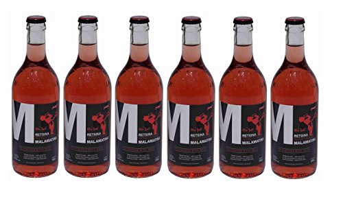 6x 500 ml Retsina Malamatina Rosé geharzter Rosewein aus Griechenland Spar Set 6 Flaschen Rose Wein + 2 Probiersachets a 10 ml Olivenöl von Kreta gratis von Hellenikos