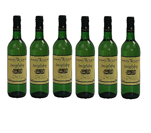 6x Imiglykos Weiß lieblich Achaia Clauss je 750ml 10,5% + 2 Probier Sachets Olivenöl aus Kreta a 10 ml - griechischer weißer Wein Weißwein Griechenland Wein Set von Hellenikos