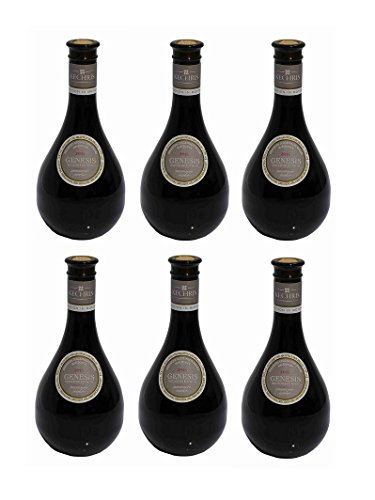 6x Kechribari GENESIS trockener Rotwein aus Griechenland 500ml 13% Vol. Xinomavro Merlot Makedonien Kechri roter Wein 6er Set + 2x Olivenöl Sachet a 10ml zum testen von Hellenikos