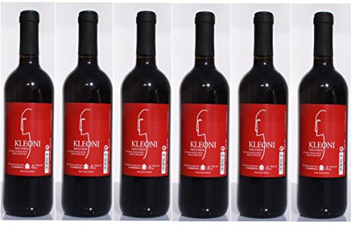 6x Kleoni Rotwein Imiglykos lieblich Lafkioti je 750ml + 2 Probier Sachets Olivenöl aus Kreta a 10 ml - griechischer roter Wein Rotwein Griechenland Wein Set von Hellenikos