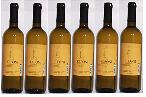 6x Kleoni Weißwein Imiglykos lieblich Lafkioti je 750ml + 2 Probier Sachets Olivenöl aus Kreta a 10 ml - griechischer weißer Wein Weißwein Griechenland Wein Set von Hellenikos