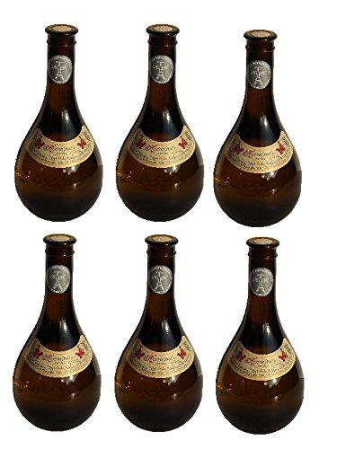 6x Retsina Kechribari geharzter Weißwein 11,5% 500 ml Flaschen - + 2 Probier Sachets Olivenöl aus Kreta a 10 ml - aus Griechenland griechischer Weiß Wein von Hellenikos