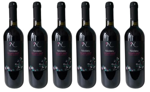 6x Rotwein Imiglykos lieblich Domaine Nikolaou je 750ml + 1 Probier Sachet Olivenöl aus Kreta a 10 ml - griechischer roter Wein Rotwein Griechenland Wein Set 6x Rotwein Imiglykos lieblich Domaine Nikolaou je 750ml + 1 Probier Sachet Olivenöl aus Kreta a 10 ml - griechischer roter Wein Rotwein Griechenland Wein Set von Hellenikos