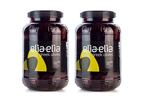 Spar-Set 2 x 1 KG griechische Kalamata Oliven Super Kolossal - Chalkidiki schwarze Kalamon Oliven im PET Fass je 1000 g aus Griechenland + 10 ml Probiersachet Olivenöl aus Kreta Spar-Set 2 x 1 KG griechische Kalamata Oliven Super Kolossal - Chalkidiki schwarze Kalamon Oliven im PET Fass je 1000 g aus Griechenland + 10 ml Probiersachet Olivenöl aus Kreta von Hellenikos