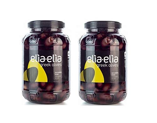 Spar-Set 2 x 1 KG griechische Kalamata Oliven entkernt - Chalkidiki schwarze Oliven Extra Large im PET-Fass je 1000 g aus Griechenland + 10 ml Probiersachet Olivenöl aus Kreta Spar-Set 2 x 1 KG griechische Kalamata Oliven entkernt - Chalkidiki schwarze Oliven Extra Large im PET-Fass je 1000 g aus Griechenland + 10 ml Probiersachet Olivenöl aus Kreta von Hellenikos