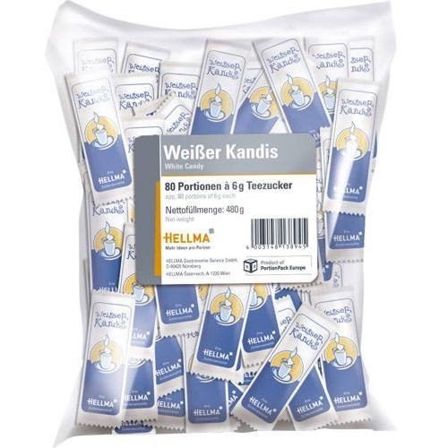 Weißer Kandis, 10x 80 Stück á 6g pro St. von Hellma Gastronomie-Service GmbH