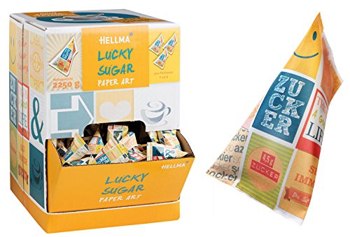 2x Hellma - Lucky Sugar Paper Art, Display-Karton - 2250g von Hellma