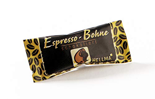 HELLMA Espresso-Bohnen in Zartbitterschokolade, im Karton, Sie erhalten 1 Packung, Packungsinhalt: 380 Stück HELLMA Espresso-Bohnen in Zartbitterschokolade, im Karton, Sie erhalten 1 Packung, Packungsinhalt: 380 Stück von Hellma