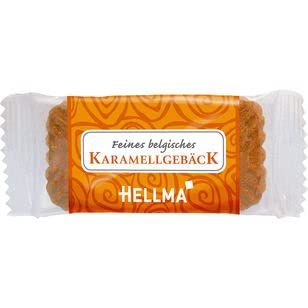HELLMA Gebäck Karamell, Karton, 300 x 1 Stück (1.800 g), Sie erhalten 300 x 1 Stück von Hellma